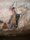 Pintura rupestre olmeca del estado de Guerrero