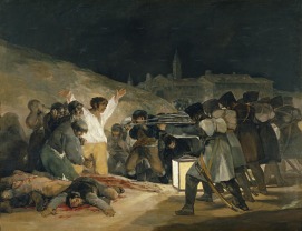 GOYA, Francisco, Los fusilamientos del 3 de mayo, 1814, óleo sobre lienzo, Museo del Prado, Madrid