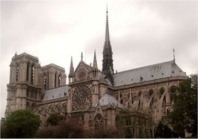 Exterior de la Catedral de Notre Dame de París