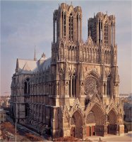 Vista de la Catedral de Reims