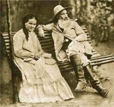 Camille Pissarro y su mujer, Pontoise 1877