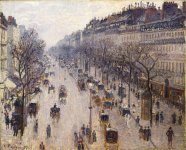 PISSARRO, Camile, Boulevard Montmartre , mañana de invierno, 1897