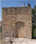 Torre nazarí en la zona de la alcazaba del castillo