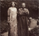Gustav Klimt y Emilie Flöge, 1908