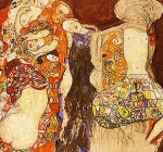 KLIMT, Gustav, La novia, 1917/18, óleo sobre lienzo, 166 x 190 cm., col. privada [Detalle]