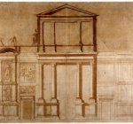 1516 Primer proyecto para la fachada de San Lorenzo, Casa Buonarroti, Firenze [Detalle]