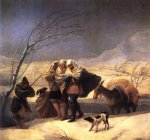 La nevada, 1786-88, óleo sobre lienzo, 275 x 293 cm., Museo del Prado, Madrid [Detalle]