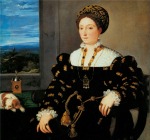 1536 etrato de Eleonora Gonzaga [Detalle]