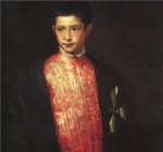 1542 Retrato de Ranuccio Farnese [Detalle]