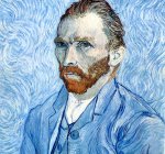 1889 'Autorretrato', Saint-R&eacute;my , &oacute;leo sobre lienzo, 65 x 54 cm., Mus&eacute;e d'Orsay, Paris [Detalle]