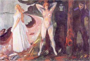 Munch, Las tres edades de la mujer, 1894.