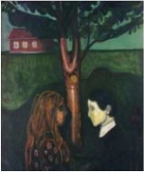 Munch, Los ojos sobre los ojos, 1894