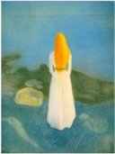 Munch, Muchacha ante el mar, 1896