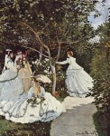 Claude Monet, Mujeres en el jard&iacute;n, 1866-67