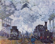 Claude Monet, Estación Saint-Lazare, Llegada de un tren, 1877