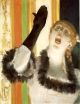 Edgar Degas, La cantante del guante, h. 1878