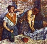 Edgar Degas, Dos planchadoras, h. 1884