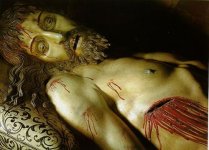 FERNÁNDEZ, Gregorio, detalle del Cristo yacente, Segovia, España