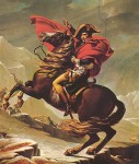 DAVID, Jacques-Louis,  Napoleón cruzando los Alpes, 1801