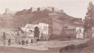 Restos de la Alcazaba a principios del siglo XX
