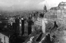 Vista de la Alcazaba de los años treinta