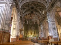 Interior de la Iglesia de Santiago Apóstol de Málaga