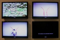 Ana Mendieta. "Sin t&iacute;tulo (Signo de sangre n. 2 /Rastros del cuerpo)" 1974