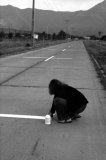 Loty Rosenfeld. "Una milla de cruces sobre el pavimento" Santiago de Chile 1979