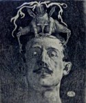 Julio Ruelas. Autorretrato 'La crítica', 1907
