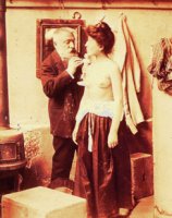 Rodin con una modelo, 1895