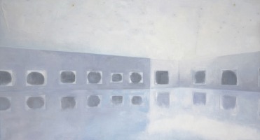 Chema Cobo, Last Supper &Oacute;leo sobre lienzo 160 x 290 cm.