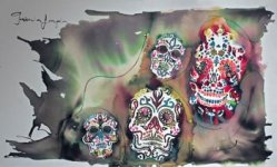 LOYOLA, Gabriela, "Fiesta de muerte", Exposición "+100 miradas a la muerte"