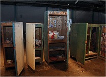 Sary Haddad "FABER 68-09" Intervenci&ograve;n en f&aacute;brica textil abandonada  