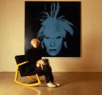 Andy Warhol, 1986. Fotografía William Coupon