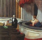1927 Edward Hopper, 'Two on the Aisle' (Palco 2&ordf; fila a la derecha), &oacute;leo sobre lienzo, 102'2 x 122'6 cm., The Toledo Museum of Art, Toledo [Detalle]