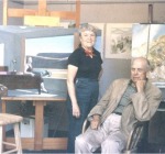 1957 Edward Hopper y su mujer Jo.