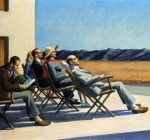 1960 'Tomando el sol', óleo sobre lienzo, 102'6 x 153'4 cm., National Museum of American Art, Washington [Detalle]