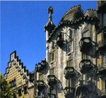 1904-1906 Casa Batlló, Paseo de Gràcia, 43, Barcelona. Detalle de la fachada