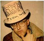 Keith Haring en enro de 1990