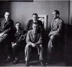  1928 Camille Go, Miró, Hans Arp, E.L.T. Mesens y P.G. van Hecke