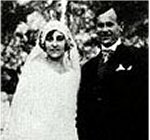 1929 Joan Miró y Pilar Juncosa el día de su boda en Palma de Mallorca
