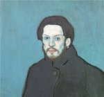 Autorretrato pintado en Par&iacute;s en 1901 [Detalle]