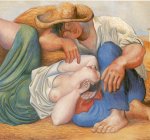 La siesta, Par&iacute;s, 1919 [Detalle]