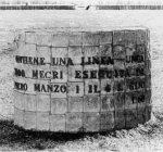 Piero Manzoni - L&iacute;nea Lunga 7200 metros, 1960