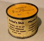 Piero Manzoni, "Merda d'artista", 1961