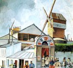 'Moulin de la Galette' , óleo sobre cartón,  54 x 47,5 cm. [Detalle]
