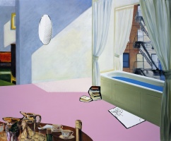 Dexter Dalwood, Truman Capote, 2004 Óleo sobre lienzo 173 x 213 cm