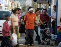 Amarrados en la ciudad de Oaxaca