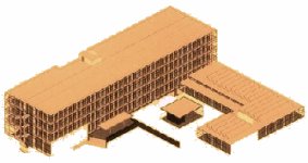 Gerrit Rietveld, alzado del Museo Van Gogh de Amsterdam