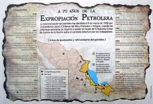 Virginia Muñoz. Infografía publicada en Síntesis "A 70 años de la expropiación petrolera"